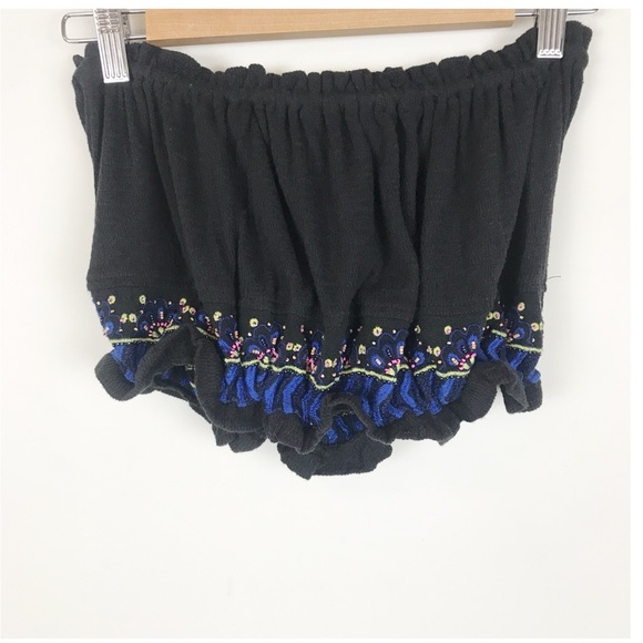 NWT Free People No More Tiers Tube Top in Black Size XS - Picture 5 of 9
